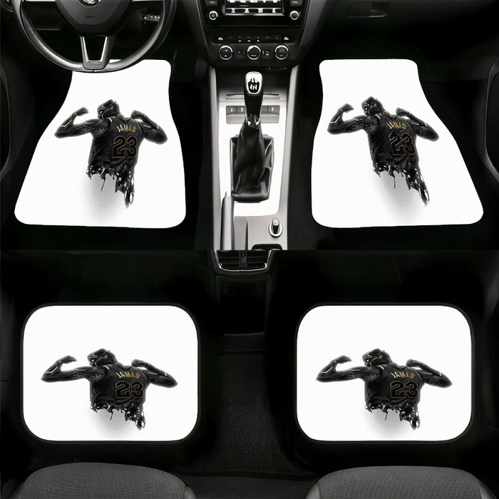 black panther as james harden nba Car floor mats Universal fit