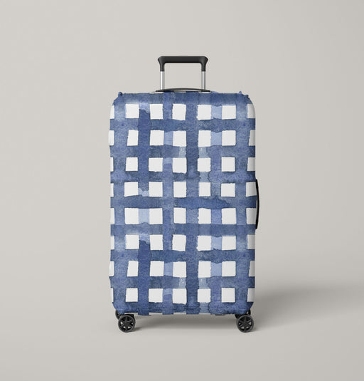bold square watercolor painting Luggage Cover | suitcase