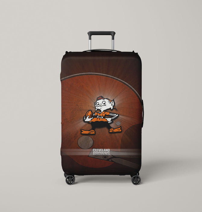 cleveland browns retro Luggage Cover | suitcase