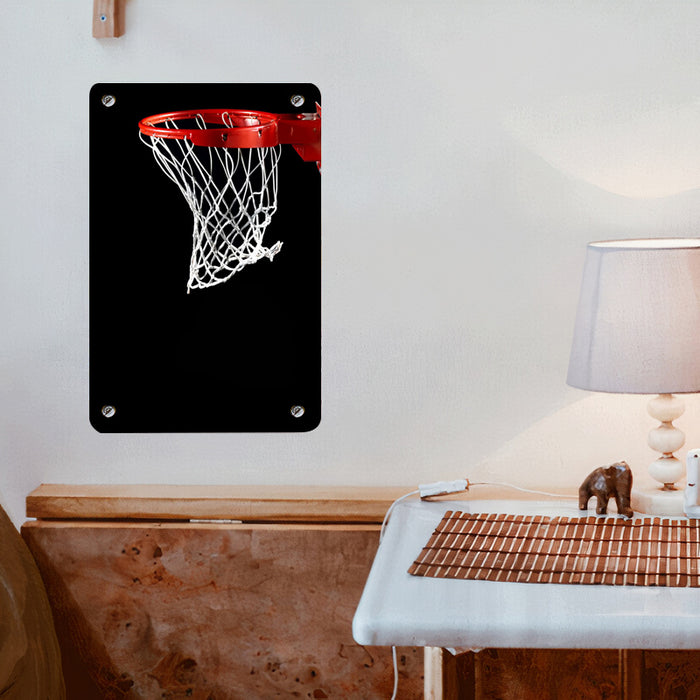 black ring for nba Poster Metal print wall art