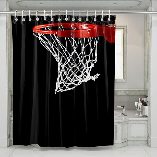 black ring for nba shower curtains