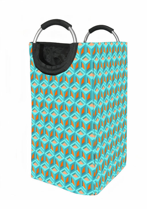 box in shape pattern isometric Laundry Hamper | Laundry Basket