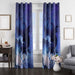 blue pegassus window curtains