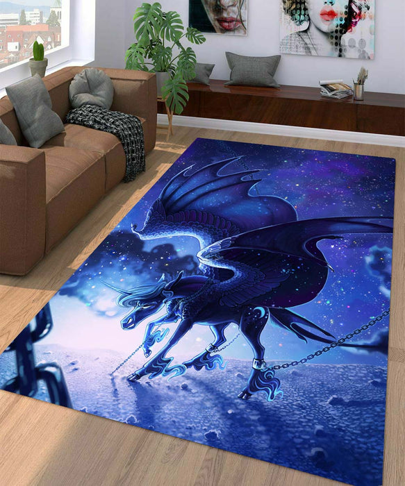 blue pegassus Living room carpet rugs