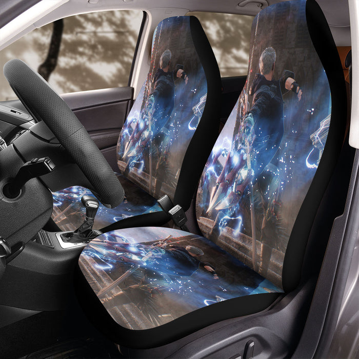 blue thunder explosion devil may cry Car Seat Covers