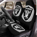 black shield of oakland raiders logo Car Seat Covers