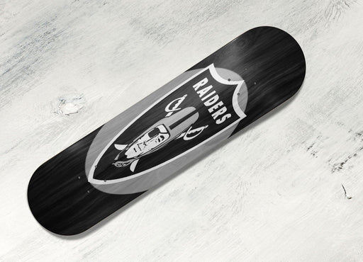 black shield of oakland raiders logo Skateboard decks