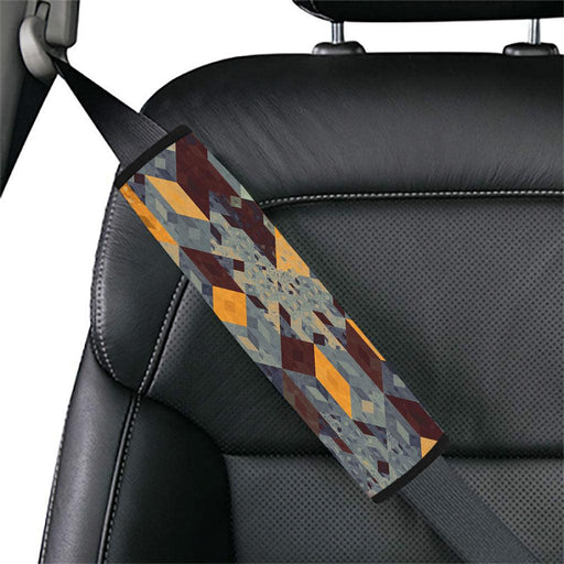 box isometric retro vintage Car seat belt cover