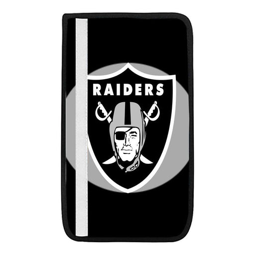 black shield of oakland raiders logo Car seat belt cover