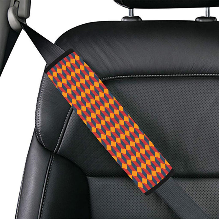 box isometric triadic Car seat belt cover