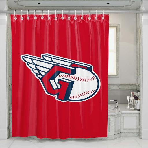 cleveland guardians shower curtains