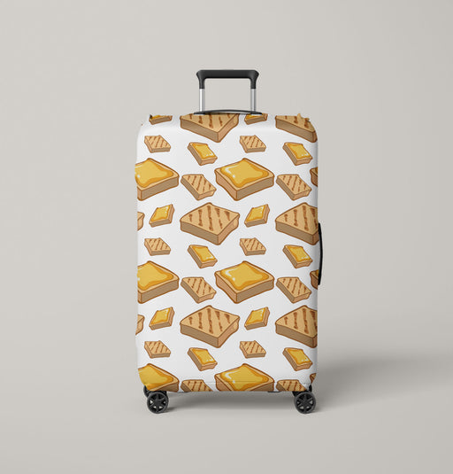 bread wth peanut butter Luggage Cover | suitcase