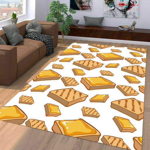 bread wth peanut butter Living room carpet rugs