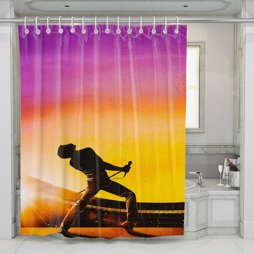 Bohemian rhapsody performance shower curtains