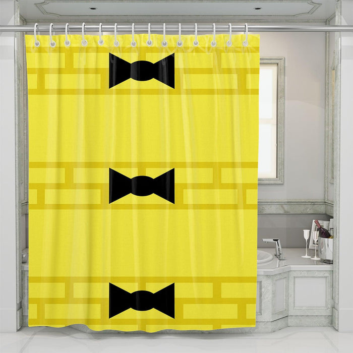 bricks and tie gravity falls shower curtains