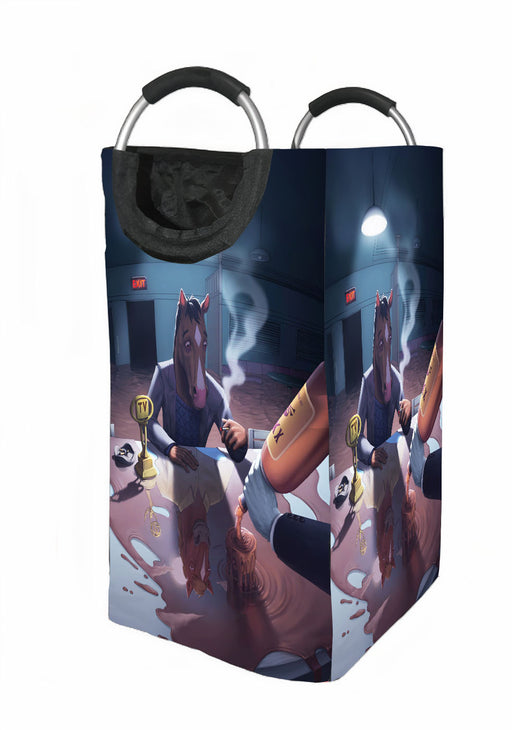 bojack horseman digital painting Laundry Hamper | Laundry Basket