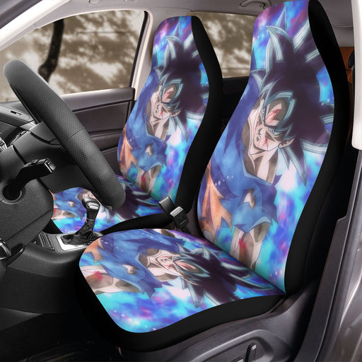 blured light leak goku Car Seat Covers