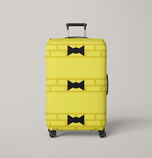 bricks and tie gravity falls Luggage Cover | suitcase