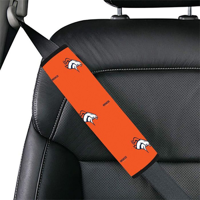 broncos denver logo orange Car seat belt cover