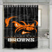 clevelands browns 2 shower curtains