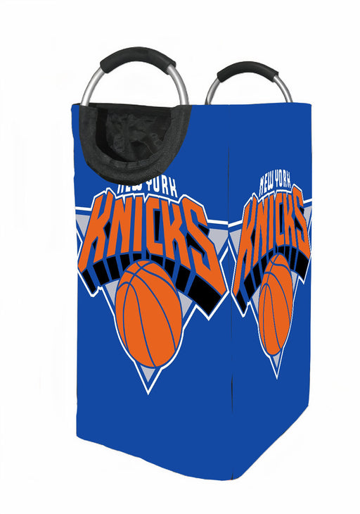blue logo new york knicks basketball Laundry Hamper | Laundry Basket