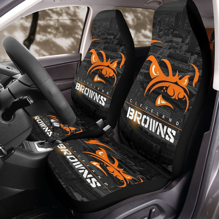 Clevelands Browns 2 Car Seat Covers