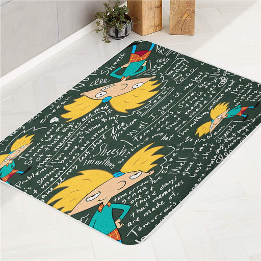 board pattern hey arnold nickelodeon bath rugs