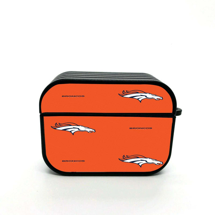 broncos denver logo orange airpods case