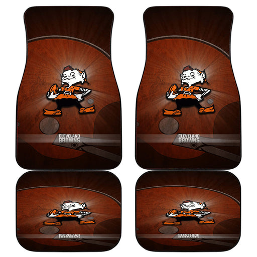 Clevelands Browns Car floor mats Universal fit