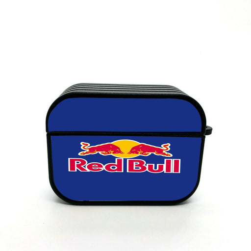 blue logo redbull airpod case