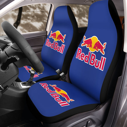 blue logo redbull Car Seat Covers