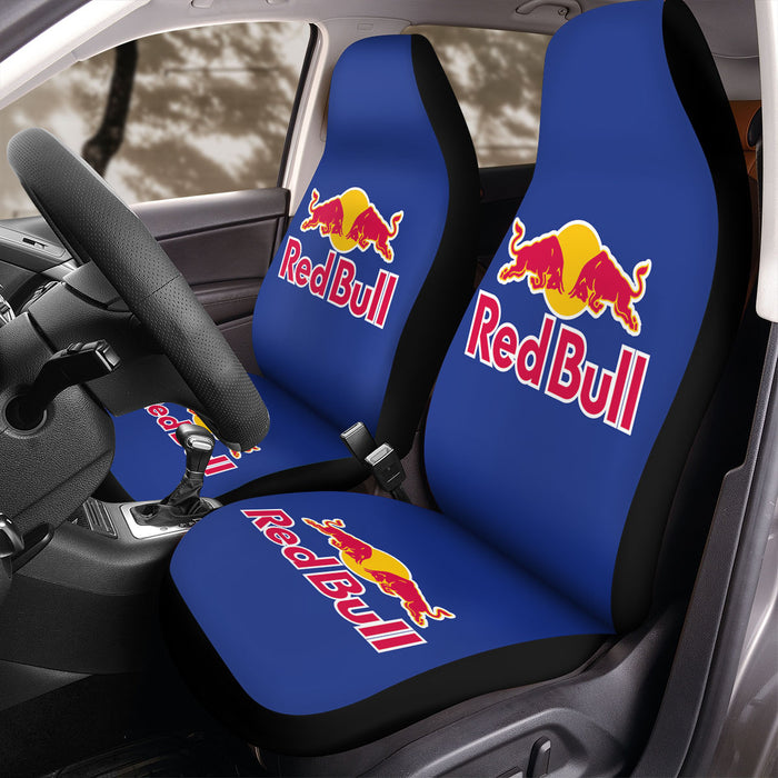 blue logo redbull Car Seat Covers