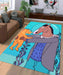 bojack horseman in the sea Living room carpet rugs