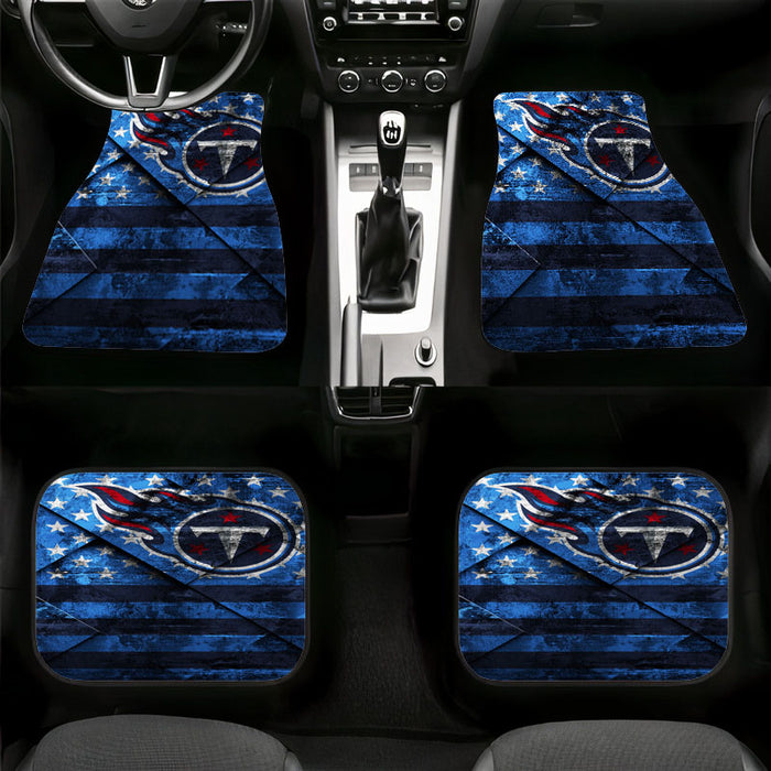 blue of tennessee titans nfl Car floor mats Universal fit