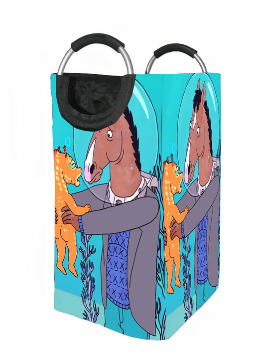 bojack horseman in the sea Laundry Hamper | Laundry Basket