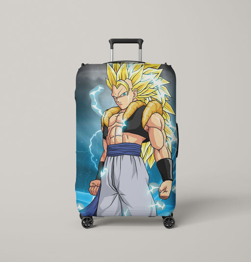 body of gotenks character Luggage Covers | Suitcase