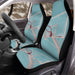 blue sky and the ring basketball soft Car Seat Covers