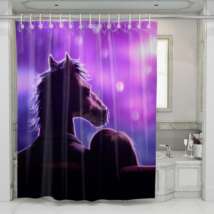 bojack horseman love shower curtains