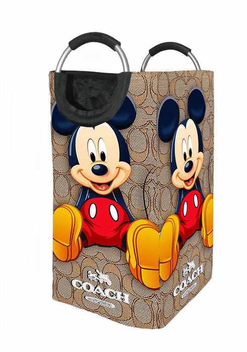 coach brown mickey mouse 1 Laundry Hamper | Laundry Basket