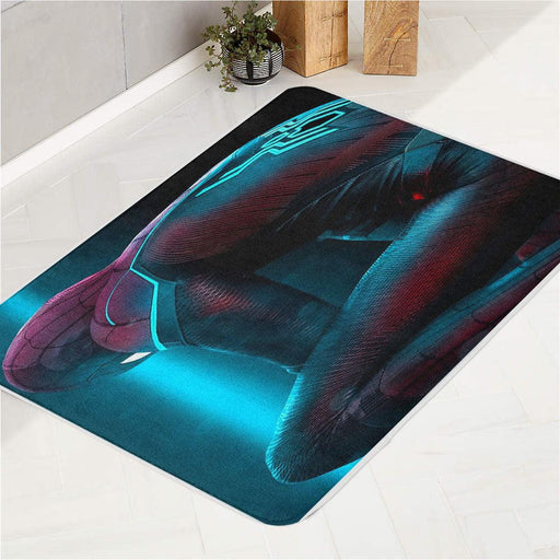 bodysuit glowing spiderman far from home bath rugs