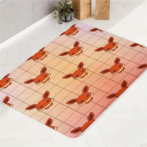 brown species pokemon bath rugs