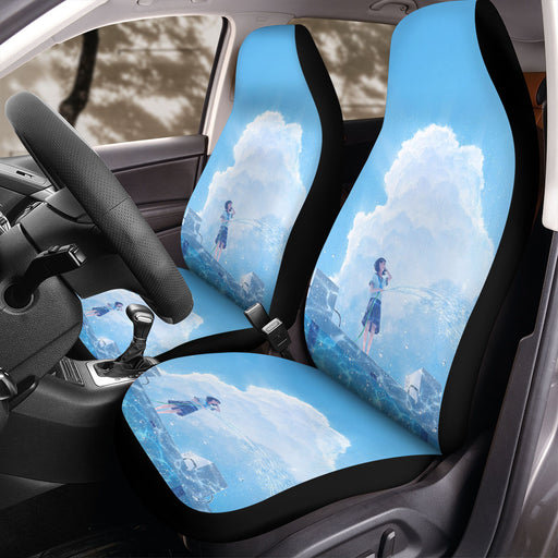 blue sky anime highschool Car Seat Covers