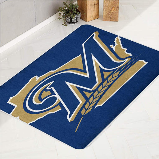 bold logo milwaukee brewers bath rugs