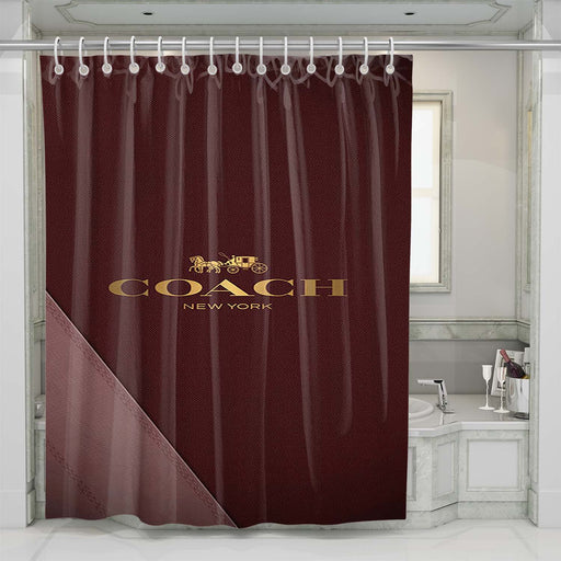 coach comfort grip shower curtains