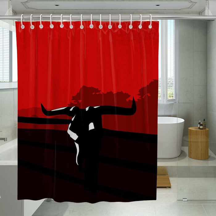 bojack horseman sad shower curtains