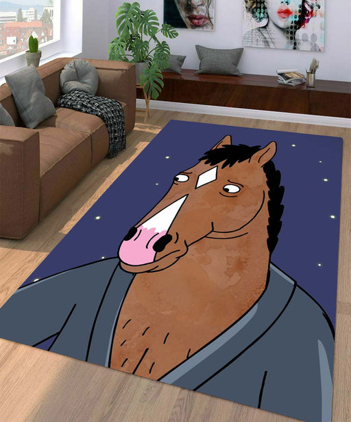 bojack horseman sad Living room carpet rugs