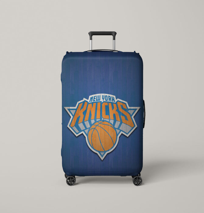 blue wood new york knicks Luggage Covers | Suitcase