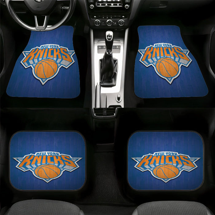 blue wood new york knicks Car floor mats Universal fit