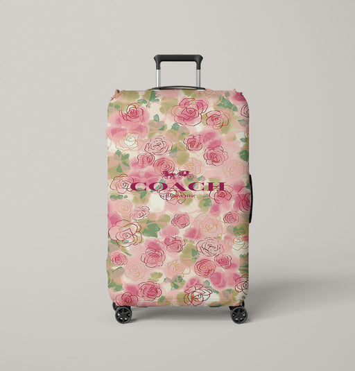 coach freshness of rose Luggage Cover | suitcase