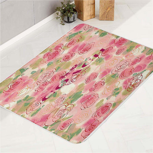 Coach Freshness of Rose bath rugs